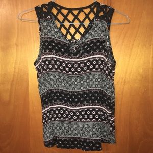 FULL TILT PATTERNED BLOUSE